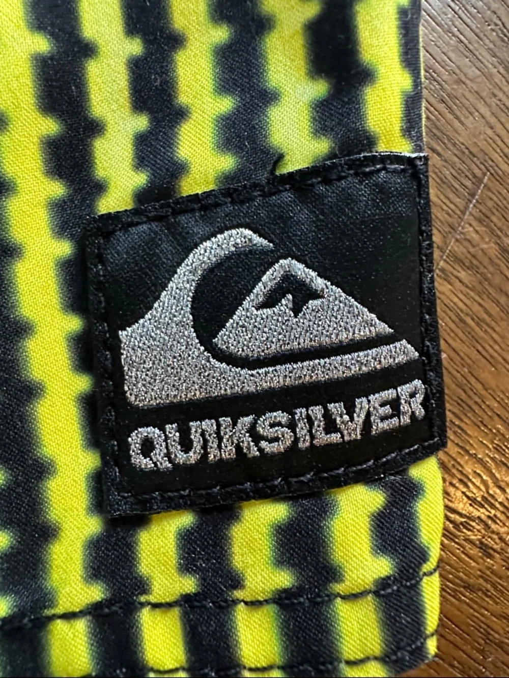 Quiksilver Neon Surf Graphic Board Shorts - Black Accents - Picture 4 of 6